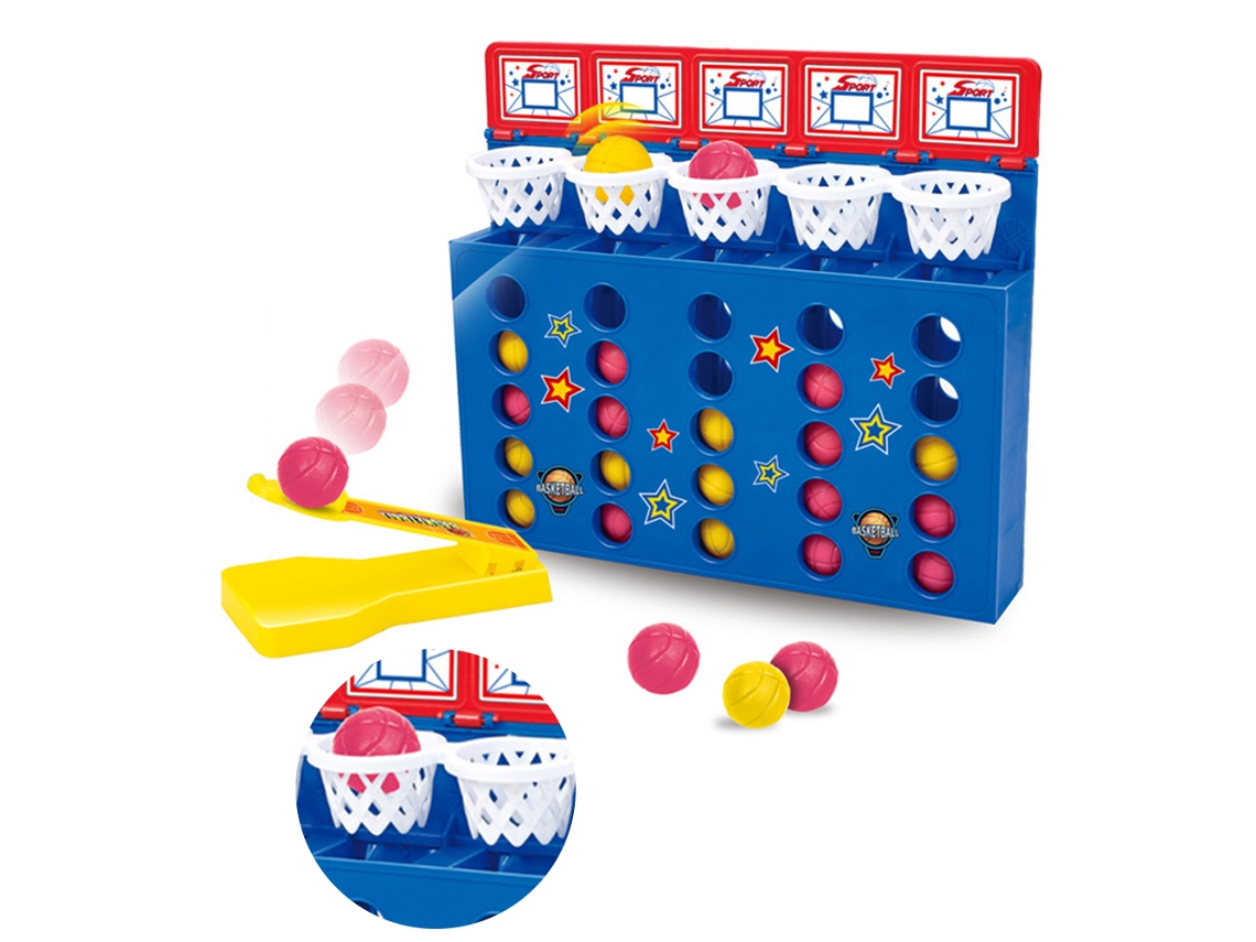 Juego De Baloncesto Para Niños, Juguete Educativo De Mesa Con Resorte Y Estrategia.