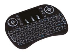 Teclado Usb Sem Fio Preto, Com Touchpad