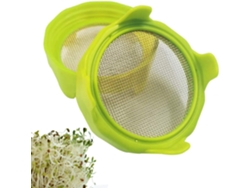 Innovadora tapa de germinación, malla de acero inoxidable para un cultivo versátil, que mejora su experiencia de jardinería en interiores y exteriores con Transmissão