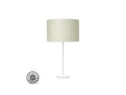 Sobremesa Alto 1xe27 Blanco Cañizo Blanco 63x30x30cm Moda