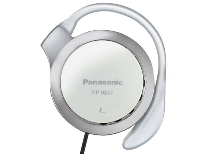 Auriculares Panasonic Rphs47ew blanco clip compactos plegables 108 db poliamida diseño ultradelgado 3.5 mm 32 ohmio color