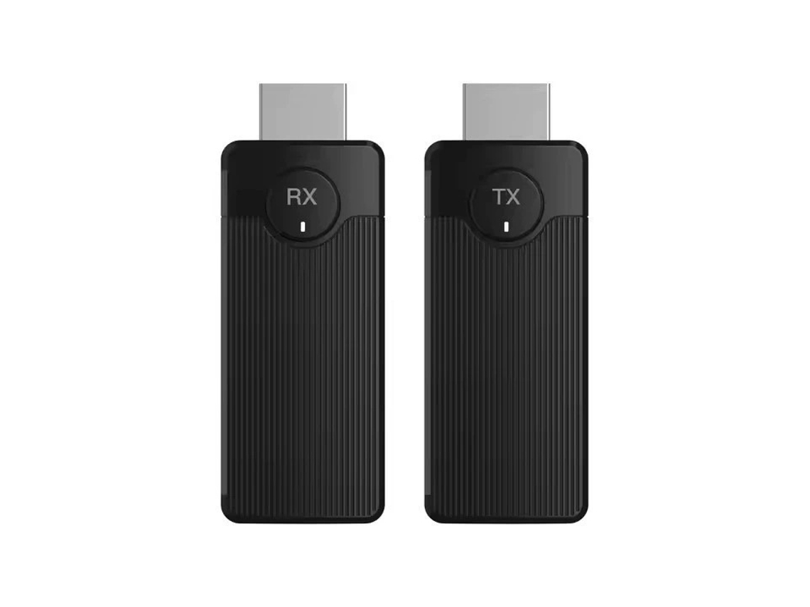 Kit inalámbrico de transmisor y receptor HDMI para transmisión de vídeo, baja latencia, doble banda 2,4/5,8 GHz, para PC.