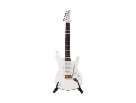 Mini modelo de guitarra para casa de muñecas, modelo de mini guitarra, modelo de bajo eléctrico con soporte