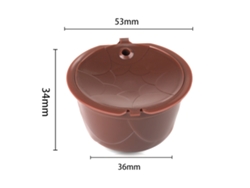 Cápsulas de café reutilizables y rellenables compatibles con Dolce Gusto