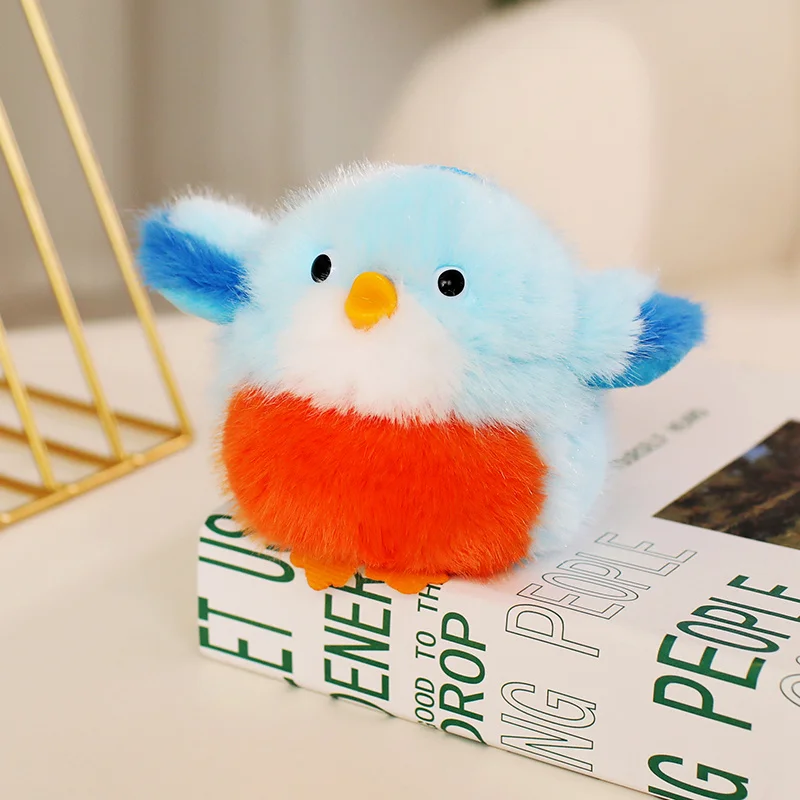 Peluche de anime con diseño de dibujos animados de Nine Nine MDUG (azul, 11 cm)