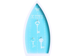 Ganchos Almacenamiento Llaveros Percheros Pared Estilo Mediterráneo Madera Decoración Práctica Cocina Hogar