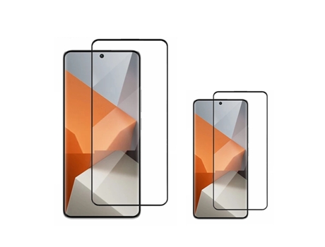 Conjunto de Protectores de Pantalla para Xiaomi Poco X6 Pro 5G PHONECARE Vidrio Templado Negro (2un)