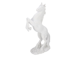 Escultura De Caballo De Estilo Europeo, Adorno De Mesa, Decorativo Para Oficina, Blanco.