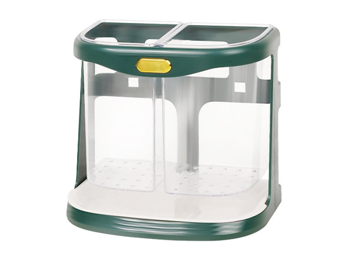 Organizador De Palillos De Pared Con Orificio De Drenaje Sin Perforaciones Para Cuchillos Y Tenedores De Cocina