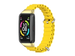 Pulsera de silicona transpirable Mijobs CS Marine para Huawei Band 6 / Honor Band 6
