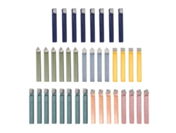 Kit De Herramientas De Torneado De 38 Piezas Con Punta De Carburo Para Torneado De 1/4 De Pulgada.