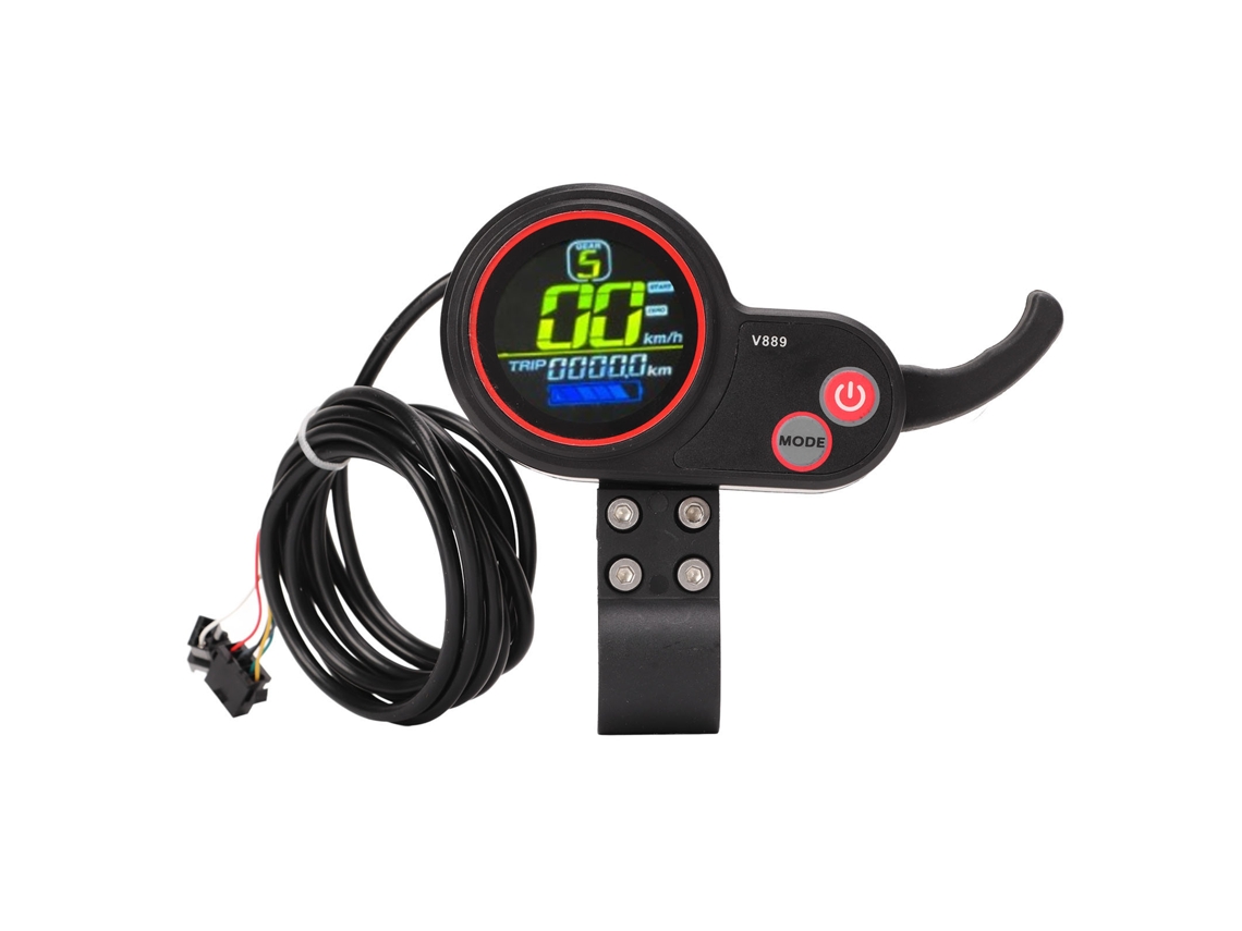 2026-panel De Control Con Pantalla Y Acelerador De Pulgar Para Patinete Eléctrico Con Usb 24v 36v 48v