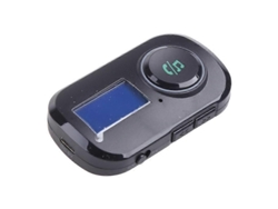 Kit Automotivo 2 Em 1 Com Receptor E Transmissor Bluetooth 5.0 E Display Digital.