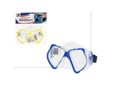 Gafas de Buceo COLORBABY Aqua Sport (Amarillo - Azul)