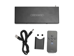 Switcher Hdmi 5 Portas 4k 60hz 5 Entradas 1 Saída Hdmi 2.0 Som Surround 7.1 Plugue Eu