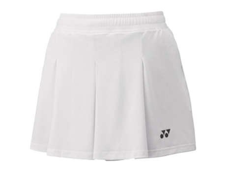 Falda para Mujer YONEX French National Blanco para Tenis (S)
