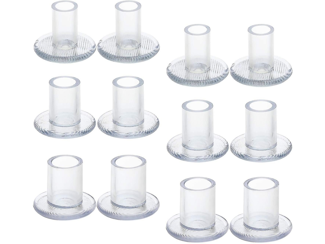Rebe-6 Pares Protectoras De Tacones Altos 3 Tallas S/m/l Para Bodas Y Exteriores Prevención De Resbalones Y Ruido