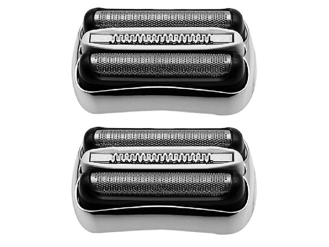 2 cabezales de corte de repuesto para afeitadoras Braun Serie 32s (modelos 301s, 310s, 320s y 330s) - Código: 10699