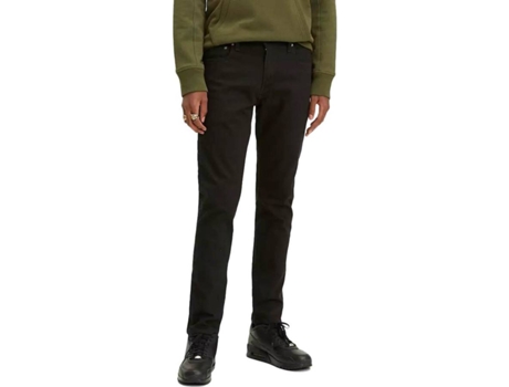 Pantalones Vaqueros LEVIS 512 Slim Algodón Hombre (W28L30 - Negro)