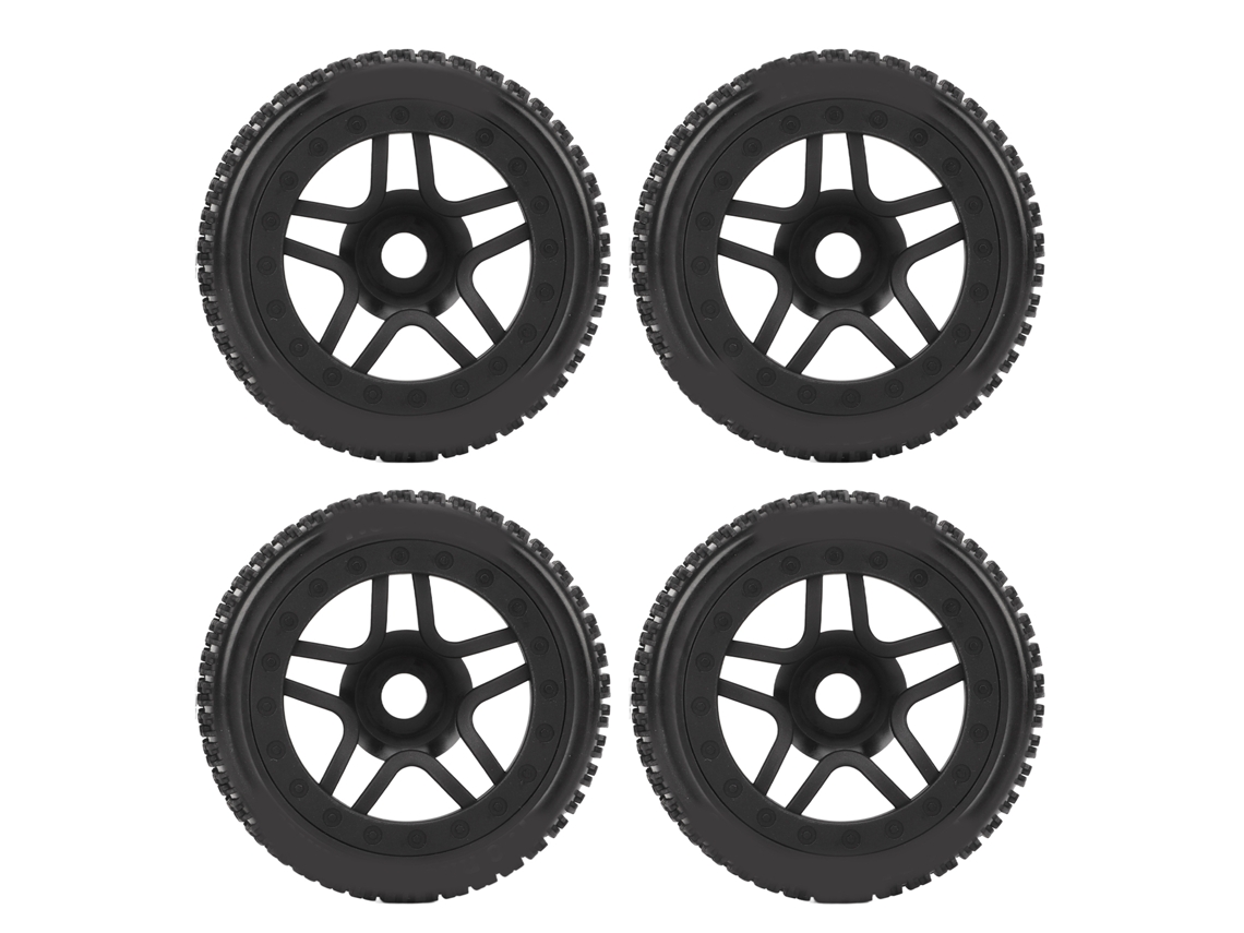 4 Piezas Neumáticos De Coche Rc Off Road De Goma Duraderos Con Buena Adherencia Para Arrma 1/8