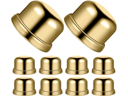 Juego De 10 Tapas Decorativas Para Extremos De Lámparas, Que Incluye Tapas, Fijaciones Y Botones.