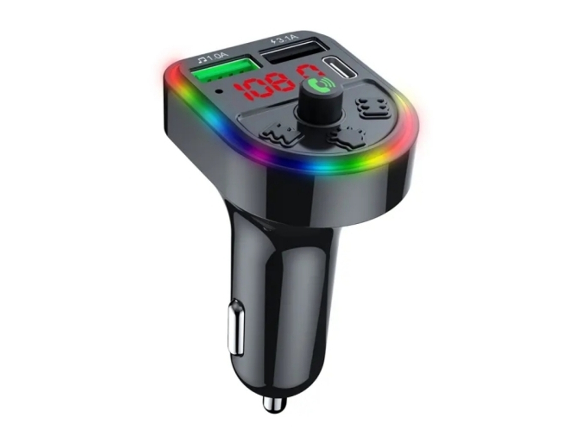 Transmisor FM Bluetooth Fwinl F21 PD Cargador USB para coche Adaptador Bluetooth para reproductor de música MP3 manos libres para coche