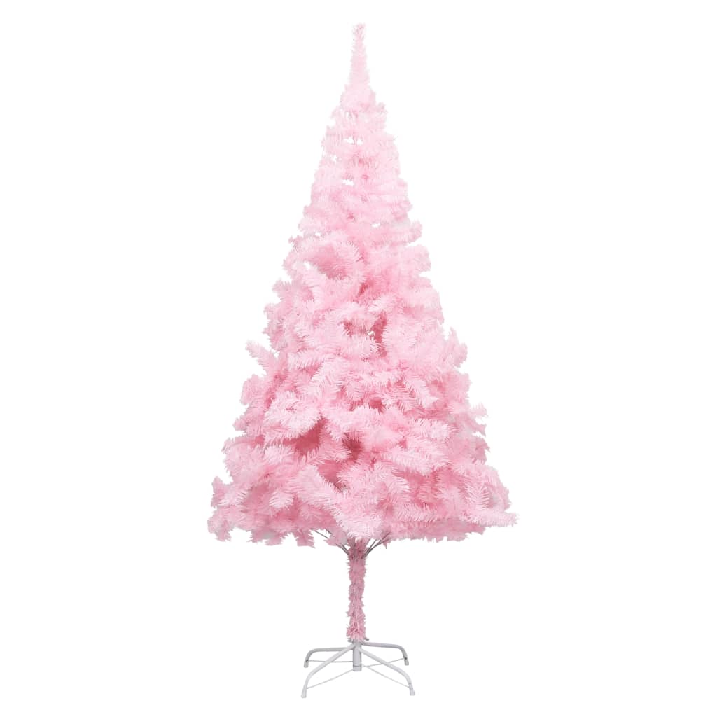 Árbol de Navidad VIDAXL con Soporte (Rosa - 12x21 cm)