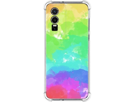 Carcasa para Vivo Y76 5G TUMUNDOSMARTPHONE Dibujos Antigolpes Acuarela 03 Multicolor