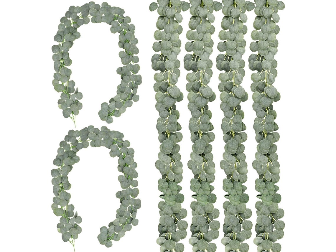 Ficus artificial grande de 135 cm, planta artificial, ficus artificial de plástico en maceta, árbol artificial de aspecto natural con C Ehstmind