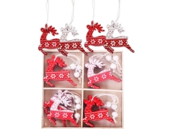 Decoración festiva para el hogar con un diseño único, adornos para el árbol de Navidad fáciles de usar y colgar con un toque retro Kofihety