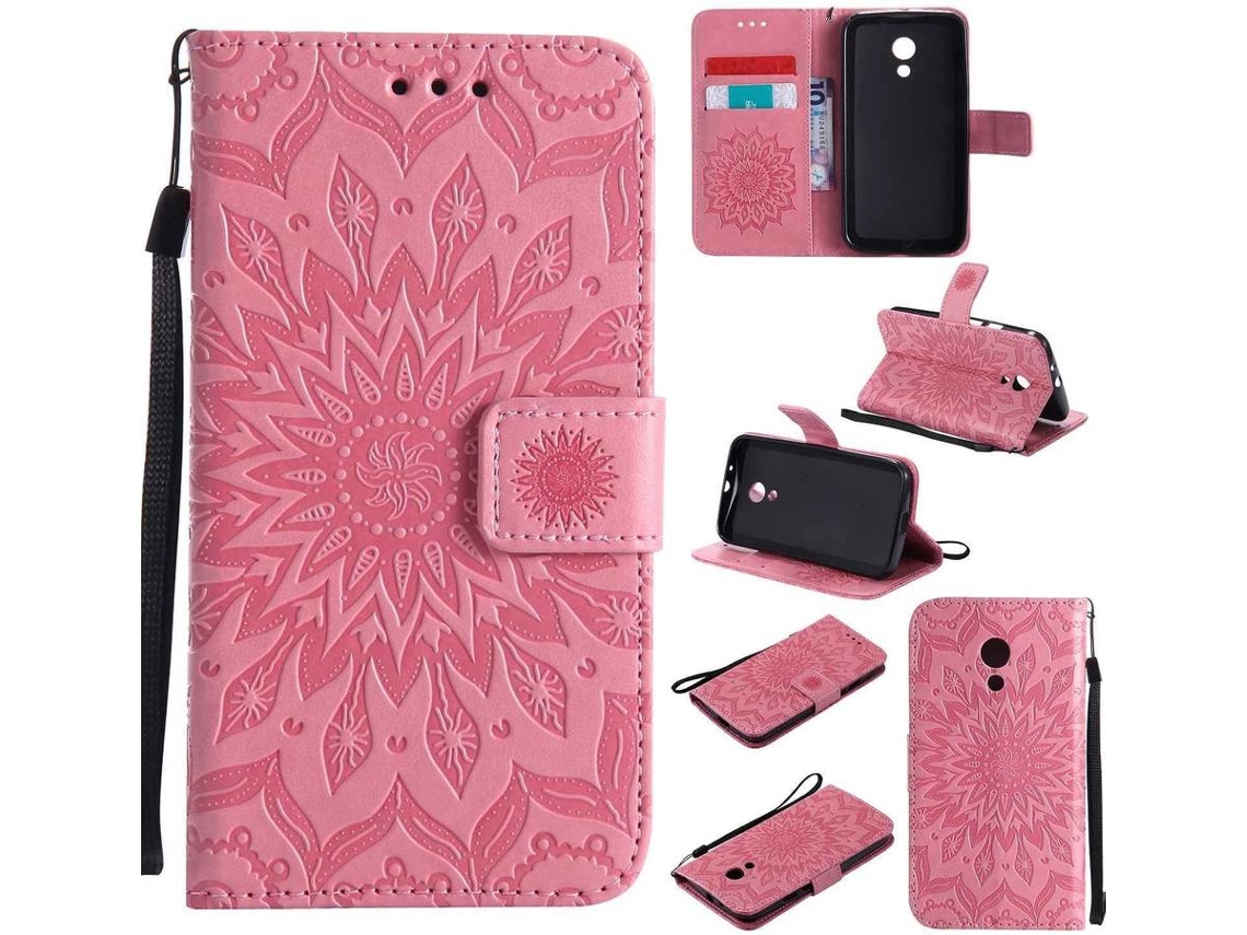 Funda Motorola Moto G 2nda Generación HONGWE. Rosa