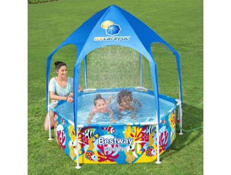 Piscina Desmontable Para Niños Steel Pro Uv Careful 183X51 cm BESTWAY