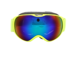 Gafas de esquí infantiles, antideslizantes, antivaho, con doble lente de policarbonato, para deportes de nieve de invierno, amarillas, talla S/BRAND