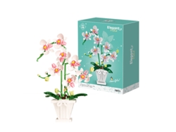 (estilo 3) Ramo De Orquídeas, Bloque De Construcción, Planta Bonsái, Modelo Romántico, Juguete De Bricolaje