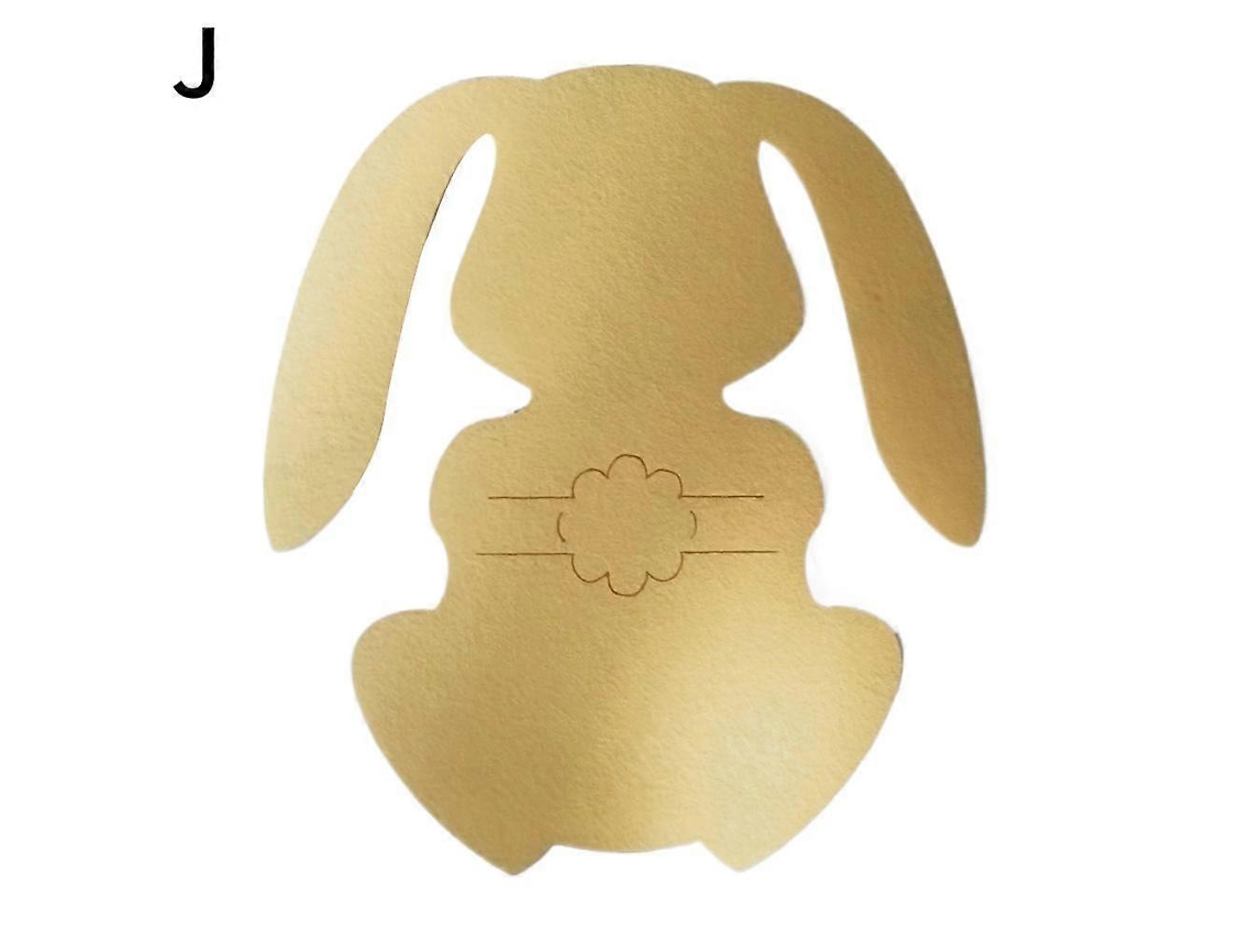 Bolsas para cubiertos con forma de conejito de Pascua, decoración de bolsas para cubiertos, portacubiertos, Nostalgia88