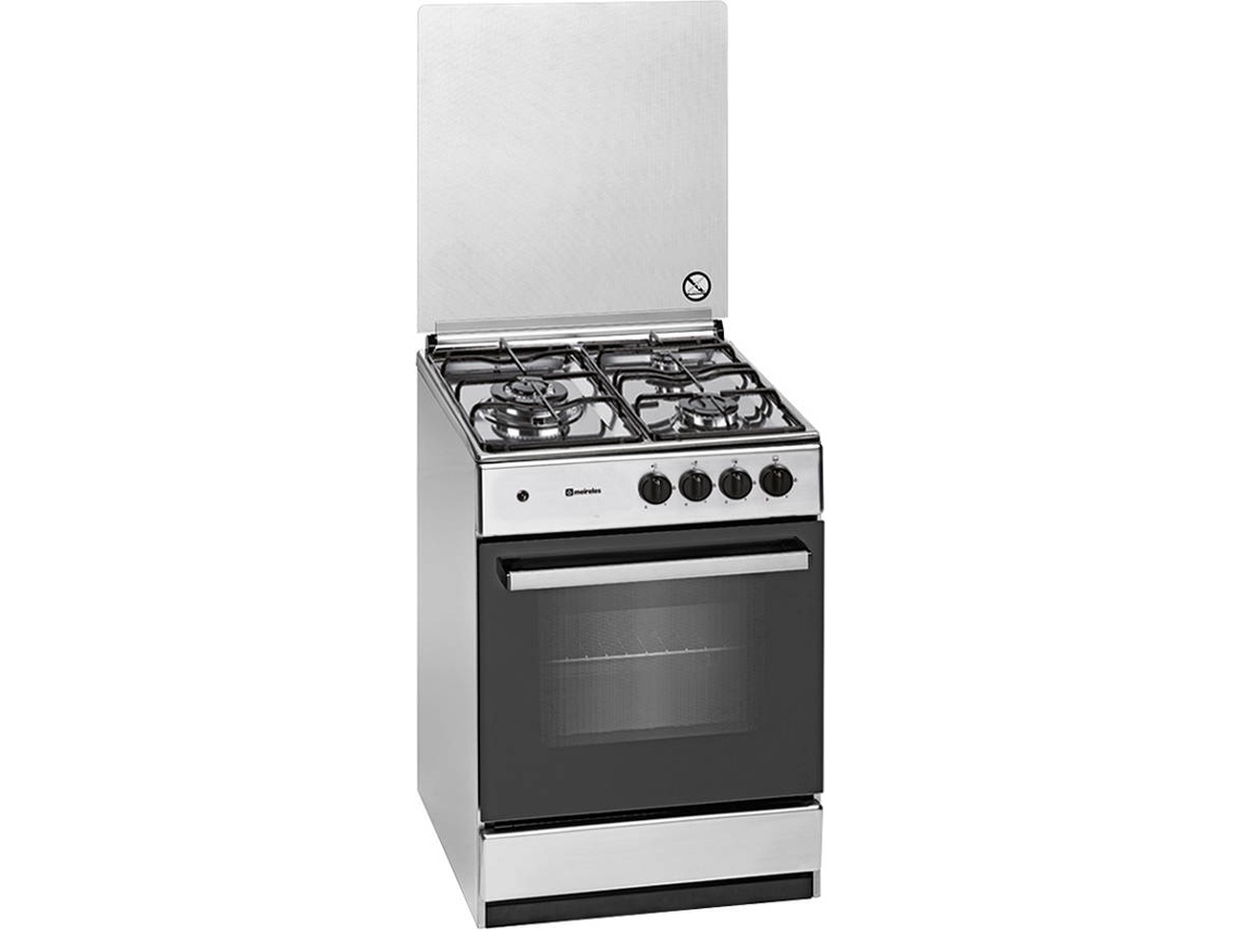 Cocina MEIRELES E 541 X (55 L - Gas Natural - Acero inoxidable) 54x60 cm