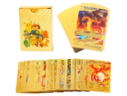 Conjunto De Cartões De Anime Com Folha De Ouro Cartões Colecionáveis Brinquedo Para Crianças Presente