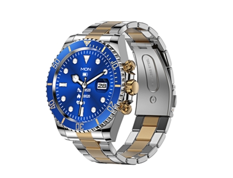Smartwatch YDCY Aw12 Dorado Negro