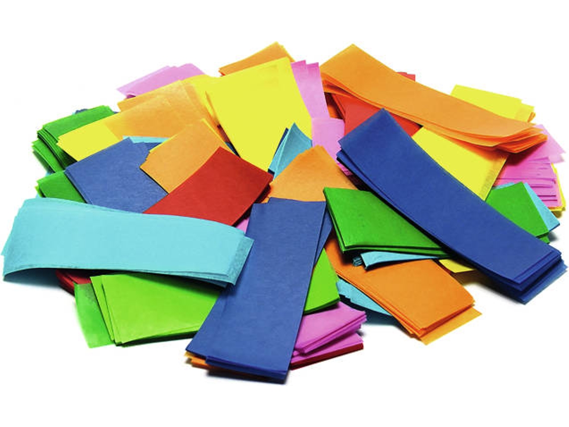 Confeti TCM 55x18 mm, Multicolor, 1kg
