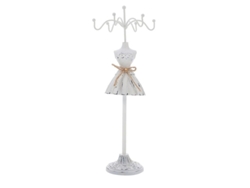 Estante Para Guardar Joyas, Anillos, Pulseras Y Collares Con Diseño De Vestido De Princesa.