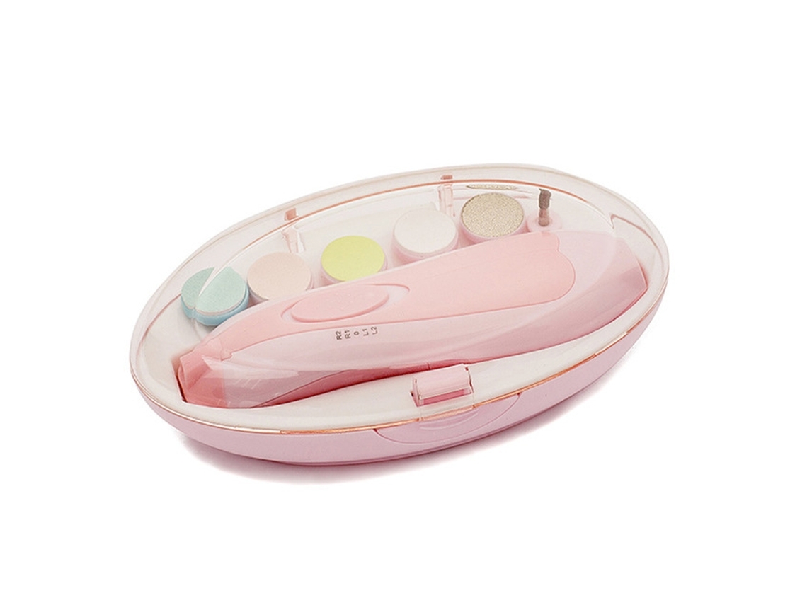 Cortauñas eléctrico para bebé, tijeras para uñas y cuidado de los pies, set para recién nacidos, seguro STELASPLEN