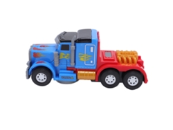 Ats-juguete Coche Robot Transformable Con Luz Y Sonido, Botón De Deformación, Funciona Con Pilas, Juguete Transformador Para Niños