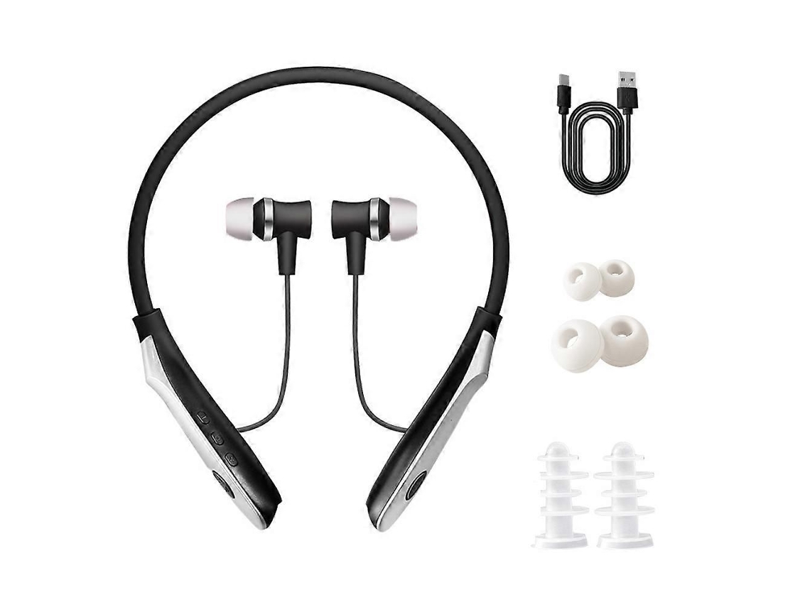 Terapia de luz roja 2 en 1 para nariz y oídos, dispositivo para aliviar el tinnitus de 650 nm, colgador para el cuello, con tapones para los oídos GOKOCO