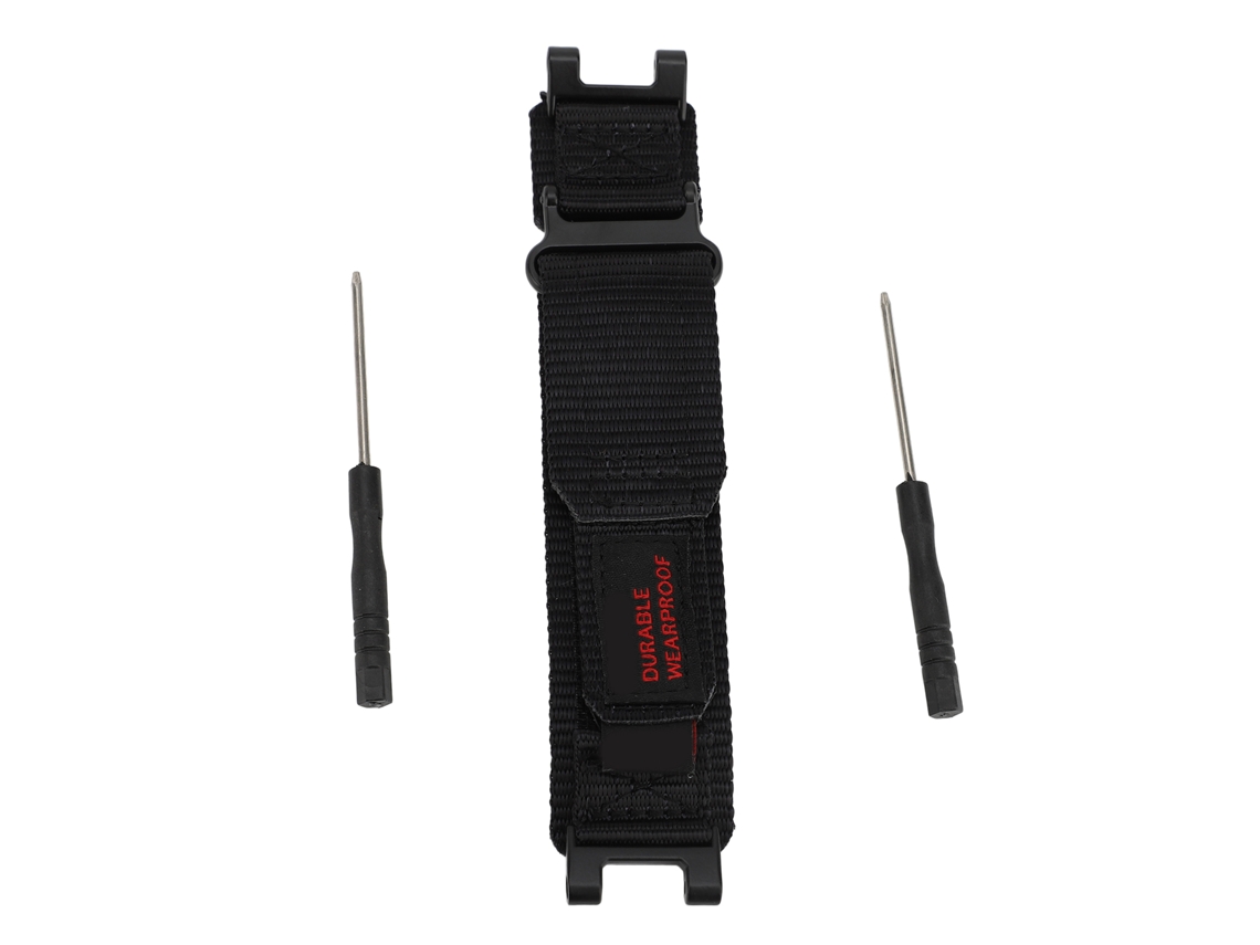 Correa de reloj de nailon (transpirable y ajustable con velcro)