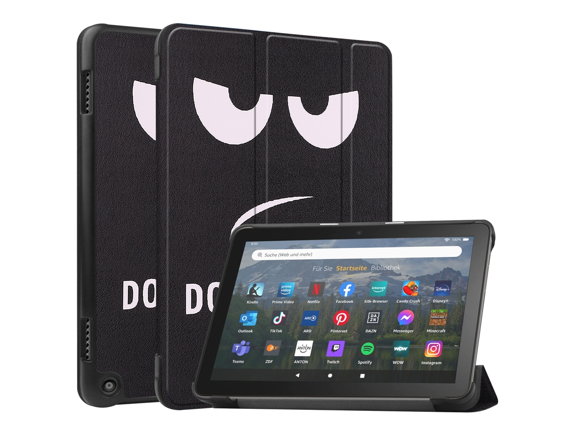 Funda Fwinl para Amazon Fire HD 8/Fire HD 8 Plus 2020 Big Eyes