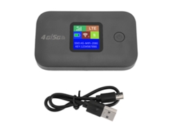 Router Portátil 4g Lte Con Punto De Acceso Móvil, Batería De 3000 Mah, Compatible Con 8-10 Usuarios Y Señal Estable.