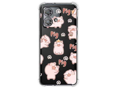 Funda Diseño Cerdos para Motorola Edge 40 Neo 5G TUMUNDOSMARTPHONE Multicolor
