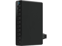 Estación De Recarga Usb 60w 10 Puertos, Dock, Chargeur Multi-usb, Charge Téléphone Portable Bureau