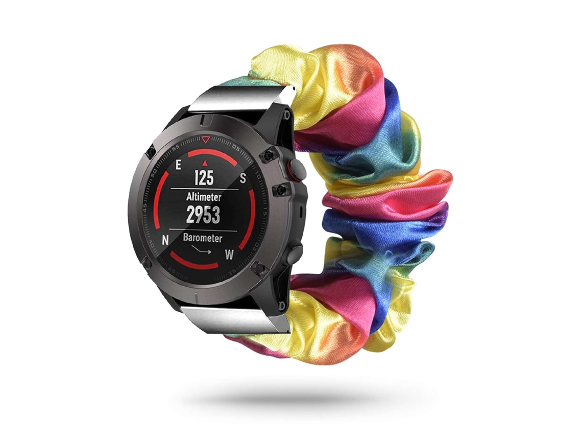 Correa Garmin Fenix 3 Pulsera Scrunchie Multicolor