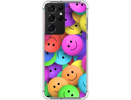 Carcasa Samsung Galaxy S21 Ultra 5G TUMUNDOSMARTPHONE Dibujos Antigolpes Multicolor